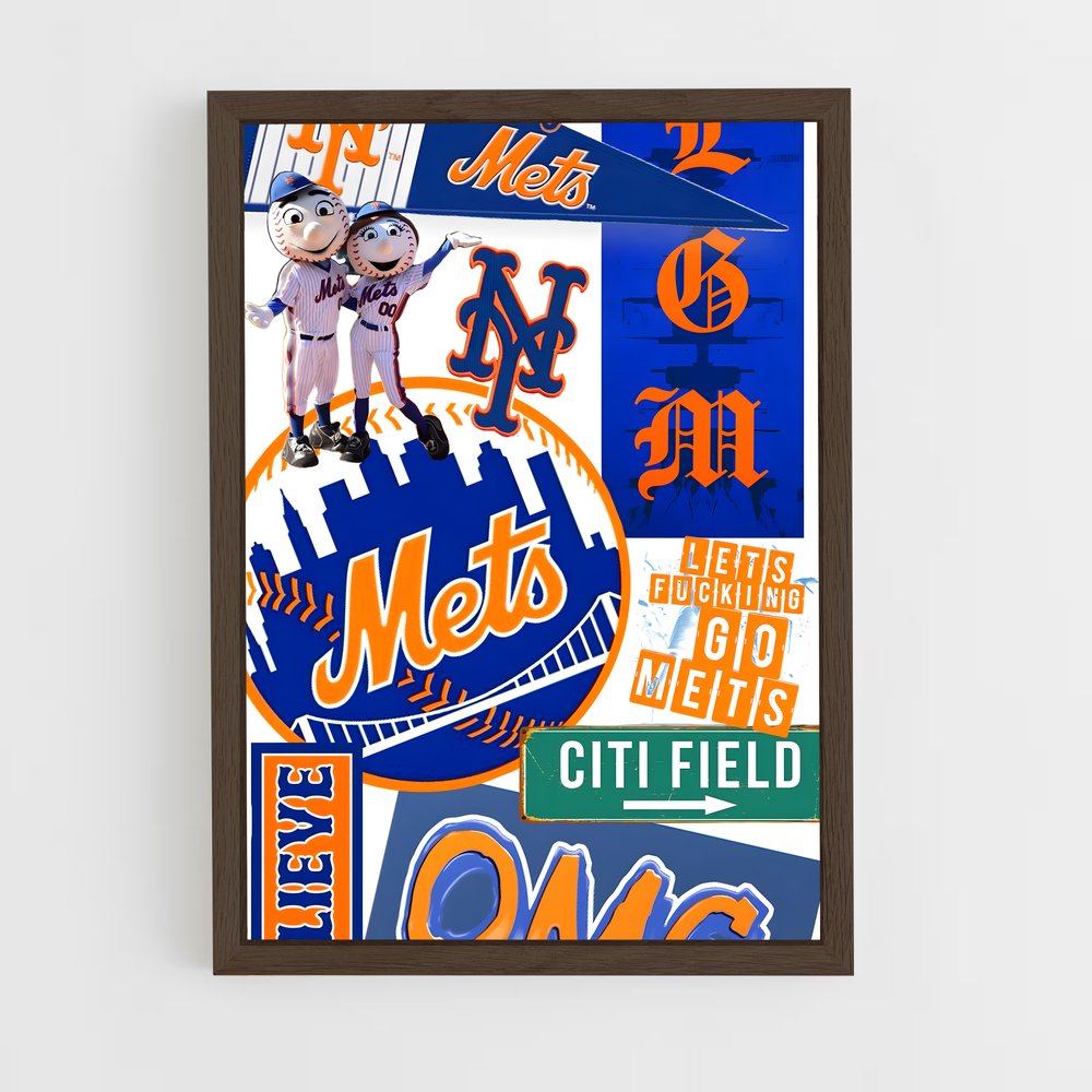 Poster Mets Mania – affiche Baseball (vue 5)